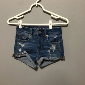 NWOT American Eagle High-Rise Jean Shorts